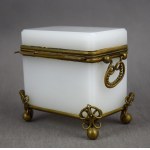 Cukiernica szklana biedermeier, ok. 1850 r.
