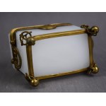 Cukiernica szklana biedermeier, ok. 1850 r.