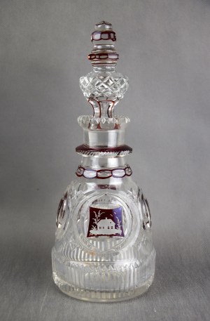 Biedermeier decanter, mid-19th century.