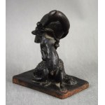 Figura Żuraw i Lis, żeliwo, Kasli, Carska Rosja, 1907 r.