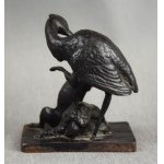 Figura Żuraw i Lis, żeliwo, Kasli, Carska Rosja, 1907 r.