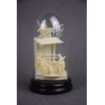 Miniaturowa Szopka Bożonarodzeniowa, kość, XIX w.