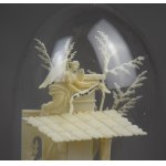 Miniaturowa Szopka Bożonarodzeniowa, kość, XIX w.
