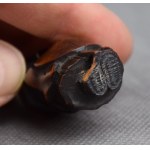 Netsuke Wędrowiec, drewno, Japonia, Meiji;