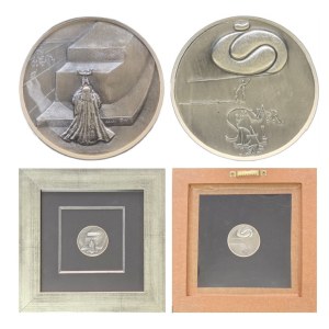 Salvador DALI (1904-1989), Srebrny medal dwustronny z serii 10 Przykazań