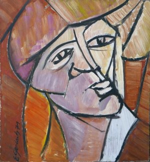 Eugeniusz Gerlach, Portrait of a Fisherman, 1971