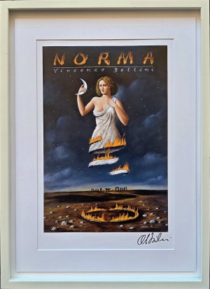 Rafal Olbinski, Proj. 'Norma, Vincenzo Bellini'