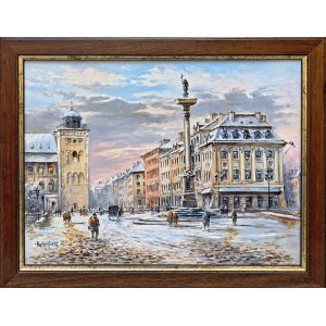 Witold Hackenberg, Warsaw Castle Square (excerpt).