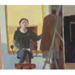 Aleksandra Waliszewska (ur. 1976, Warszawa), Autoportret przy sztaludze
