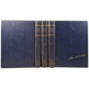 MICKIEWICZ Adam - DZIEŁA PROZĄ Volume I-V in 3 volumes, Nowogródek 1934