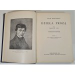 MICKIEWICZ Adam - DZIEŁA PROZĄ Volume I-V in 3 volumes, Nowogródek 1934