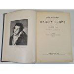 MICKIEWICZ Adam - DZIEŁA PROZĄ Volume I-V in 3 volumes, Nowogródek 1934