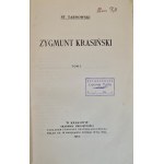 TARNOWSKI Stanisław - ZYGMUNT KRASIŃSKI OPRAWA LUKSUSOWA PUGET Tomy I-II Wyd. 1912 Illustrations