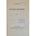 TARNOWSKI Stanisław - ZYGMUNT KRASIŃSKI OPRAWA LUKSUSOWA PUGET Tomy I-II Wyd. 1912 Illustrations