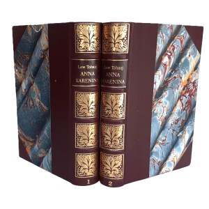 TOLSTOY Lev - ANNA KARENINA Illustrations UNIECHOWSKI Vol. I-II Binding