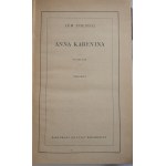 TOLSTOY Lev - ANNA KARENINA Illustrations UNIECHOWSKI Vol. I-II Binding
