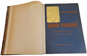 SIENKIEWICZ Henryk - QUO VADIS Illustrationen von JAN STYKA Exemplar Nummer 68 auf China-Papier. Schöner alter Einband. EINZIGARTIGES KOPIE !