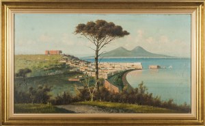 Fausto PRATELLA, Italy, 19th/20th century. (1888 - 1964), Bay of Naples, ca. 1935.