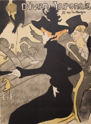 Henri de TOULUSE - LAUTREC, 19th century France (1864 - 1901), Diven Japonais, 1893.