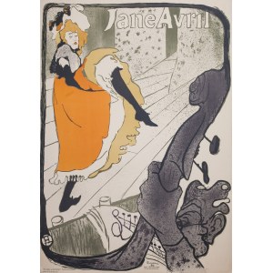 Henri deTOULOUSE - LAUTREC, Francja XIX w. (1864 - 1901), Jane Avril, 1899 r.