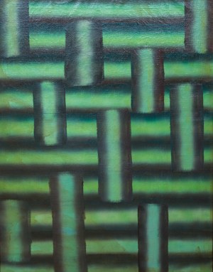 Antoni PISAREK, Poland, 20th century, Composition XIII, 1977.