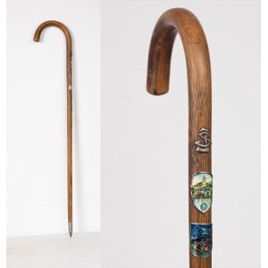 Unknown European manufacturer (Austria, Germany), 20th century, Walking stick, mountain, commemorative, circa 1935.