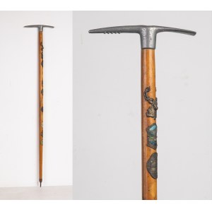 Unknown European factory (Germany, Austria), early 20th century, Walking stick-check, mountain hiking