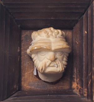 Artist unrecognized, Poland, 20th century, Miniature of the head of Wawel Castle, 20th century.