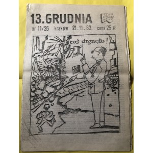 13. grudnia, Oficyna Liberum Veto, nr 11/26, 21 listopada 1983