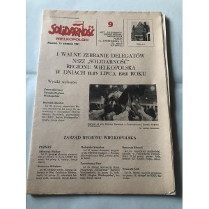 Solidarność Wielkopolski, nr 9, Poznań, 15 sierpnia 1981