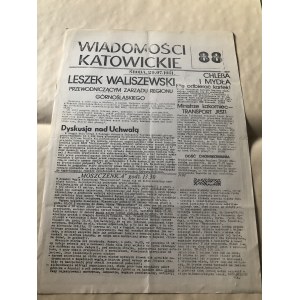 Wiadomości Katowickie NSZZ Solidarność, nr 88, 29 lipca 1981