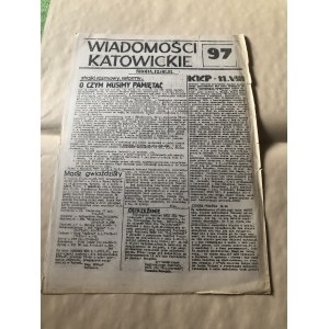 Wiadomości Katowickie NSZZ Solidarność, nr 97, 12 sierpnia 1981