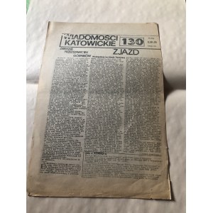 Wiadomości Katowickie NSZZ Solidarność, nr 130, 2 października 1981