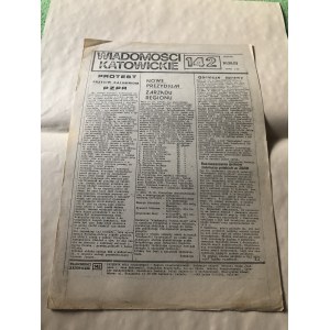 Wiadomości Katowickie NSZZ Solidarność, nr 142, 16 października 1981