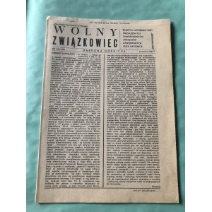 Wolny Związkowiec, Biuletyn Informacyjny NSZZ Huta Katowice, nr 4/81, 14 stycznia 1981