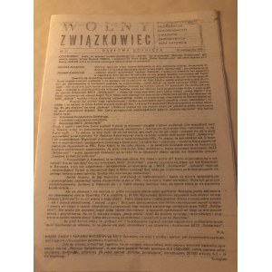 Wolny Związkowiec, Biuletyn Informacyjny NSZZ Huta Katowice, nr 15, 29 października 1980