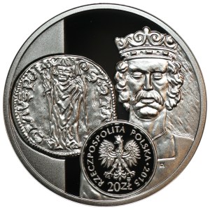 III RP, 20 złotych 2015, Florin Władysława Łokietka
