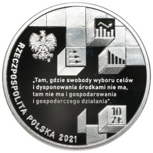 III RP, 10 zloty 2021, Great Polish Economists, Edward Taylor