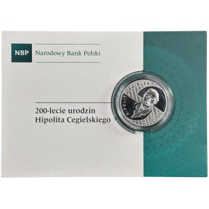 III RP, 10 zloty 2013, 200th Anniversary of the Birth of Hipolit Cegielski