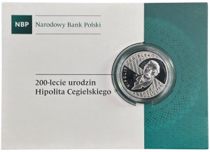 III RP, 10 zloty 2013, 200th Anniversary of the Birth of Hipolit Cegielski