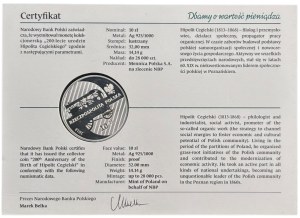 III RP, 10 zloty 2013, 200th Anniversary of the Birth of Hipolit Cegielski