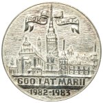 Medal Jan Paweł II, 600 lat Marii Rok Święty, Ag 800