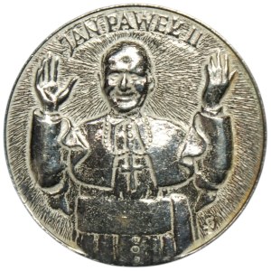 John Paul II Medal, 600 Years of Mary Holy Year, Ag 800