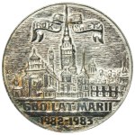 Medal Jan Paweł II, 600 lat Marii Rok Święty, Ag 800