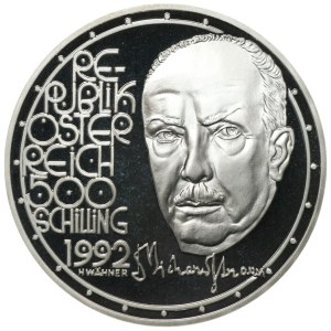 Austria, 500 shillings 1992, Richard Strauss