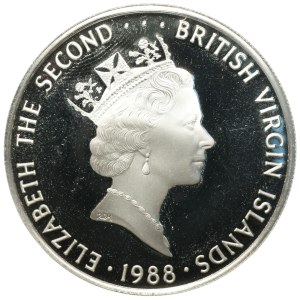 British Virgin Islands, $25 1988