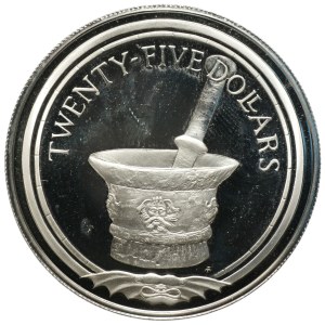 British Virgin Islands, $25 1988
