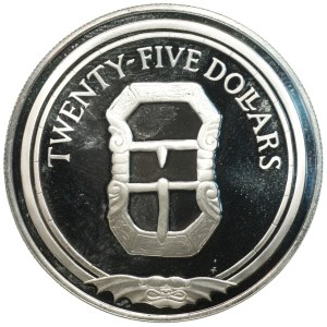 British Virgin Islands, $25 1988