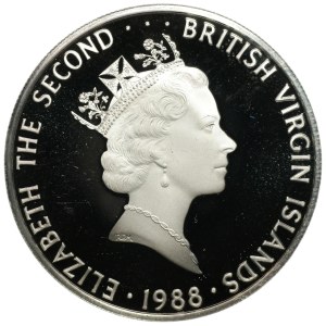 British Virgin Islands, $25 1988