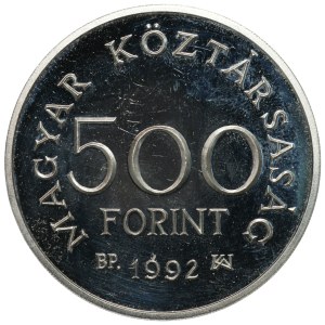 Hungary, 500 froint 1992, 650th anniversary of the death of Charles I of Hungary
